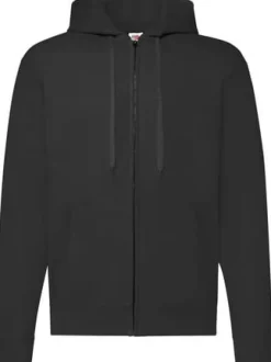 Zip Hoodie FRUIT svart S