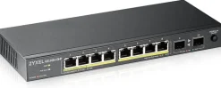 Zyxel GS1100-10HP - Switch - ohanterad - 8 x 10/100/1000 (PoE+)