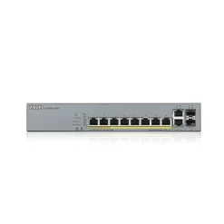 Zyxel GS1350-12HP - Switch - smart - 8 x 10/100/1000 (PoE+) + 2