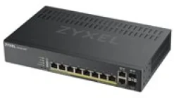 Zyxel GS1920-8HPv2 - Switch - smart - 8 x 10/100/1000 (PoE+) + 2